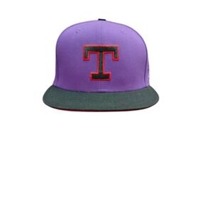 Texas Rangers Hat Cap Fitted Mens 7 1/8 Purple MLB‎ Baseball Cooperstown New Era